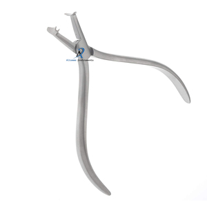 Dental Hammer Head Plier Ergonomic Manual Slim Design Serrated Tip NITI Cinch <b>Back</b> Wire Forming Orthodontic Instrument Tool - Product Image 3