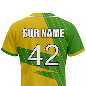 High Performance Custom Printed Baseball Jersey Summer Spring <b>Letter</b> Team Uniform Lightweight Breathable OEM Bulk Supplier - Product Image 5