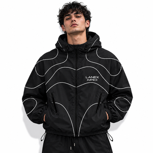 Premium Unisex Windbreaker <b>Jacket</b> Water Resistant Outdoor Sportswear Lightweight Hooded Running Training Hiking Travel <b>Jacket</b> - Product Image 1