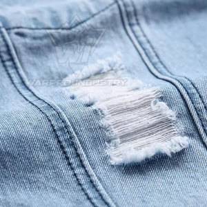 Veste en jean pour homme, coupe ample, tissu en jean de coton, fermeture à boutons, vêtement décontracté pour tous les jours, veste en jean authentique pour homme - Product Image 4