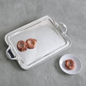 Plateau de service artistique en métal doré, vaisselle décorative faite à la main pour la restauration de luxe, cuisine, restaurant, hôtel, hôtellerie - Product Image 1