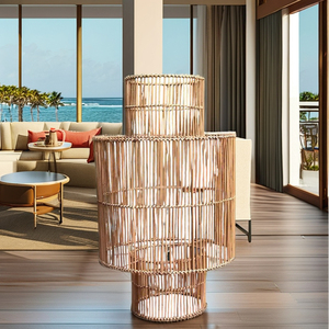 Abat-jour en bambou écologiques, luminaires pour la décoration de restaurants, d'hôtels et de maisons - Product Image 1