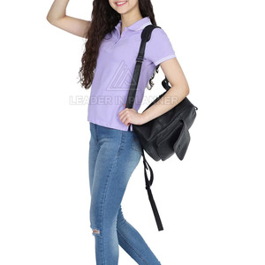 เสื้อโปโลผู้หญิงใส่สบาย น้ำหนักเบา ระบายอากาศได้ดี แห้งเร็ว ผ้าฝ้าย - Product Image 4