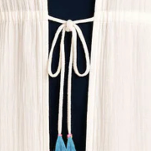 Kimono de Playa para Mujer Jack and Jill, Blanco, Ligero, de Gasa de Algodón, Elegante y Fresco para el Verano - Product Image 2