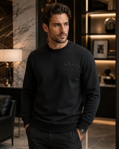 เสื้อสเวตเชิ้ตผู้ชาย ผ้าเนื้อนุ่มน้ำหนักเบา คอกลม สวมใส่สบาย เหมาะสำหรับใส่ในชีวิตประจำวัน ออกกำลังกาย และสไตล์แฟชั่นทันสมัย - Product Image 1