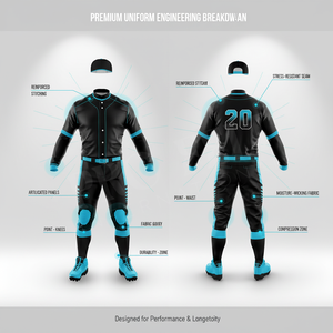Maillot de baseball 100 % haute qualité, uniforme d'équipe personnalisé, vêtements de sport par sublimation, respirant et à séchage rapide pour hommes et jeunes - Product Image 2