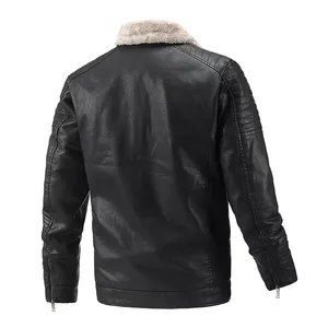 MAX WORLD ENTERPRISES <b>Men's</b> High Street Fashion <b>Leather</b> <b>Jacket</b> Custom Embroidery Printing Genuine Faux <b>Leather</b> Eco-Friendly - Product Image 6