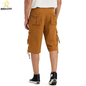 Shorts cargo pour homme avec 8 poches, décontractés, longueur au-dessus du genou, coupe ample, pour le travail, la pêche, la randonnée - Product Image 4