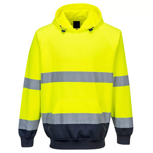 Sweat-shirts de sécurité réfléchissants en coton/polyester, vêtements de travail, haute visibilité, sweat-shirts à capuche pour ouvriers de la construction - Product Image 1
