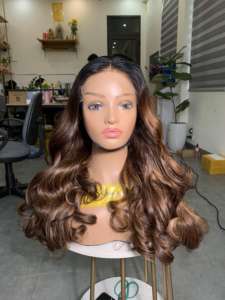 Extensiones de cabello humano Remy virgen vietnamita con textura hinchable mágica al por mayor, estilos de rizos, paquetes de malla única de encaje HD, materia prima - Product Image 2