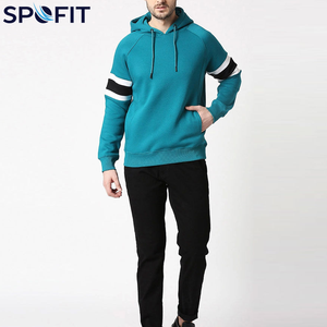 Sweat à capuche unisexe premium 400 g/m² épais, vierge, à manches raglan, coupe ample, en polaire, personnalisable - Product Image 4