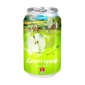 Venta al por mayor OEM fabricante de puré de manzana zumo de frutas bebidas con sabor de Vietnam 250ml 330ml 500ml latas refresco - Product Image 6