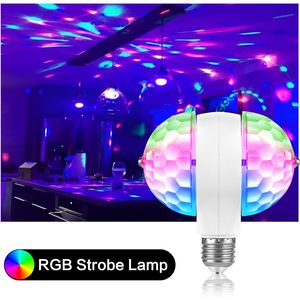Luces LED RGB para Discoteca, 2 Bombillas, Bola Mágica Giratoria de Colores, Equipo de Iluminación para Fiestas, Hogar, Sala de Baile, DJ - Product Image 5