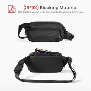 กระเป๋าคาดอกแบบสั่งทำพิเศษสำหรับผู้ชายและผู้หญิง ป้องกัน RFID กันน้ำ ทำจากไนลอน ใช้ได้ทั้งคาดเอวและสะพายข้าง เหมาะสำหรับเดินทาง ท่องเที่ยว เดินป่า และพกพาของใช้ประจำวัน - Product Image 3