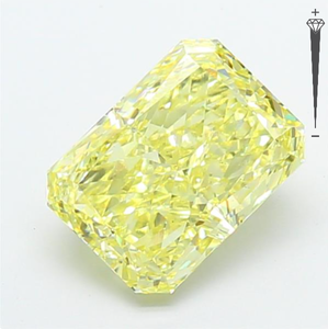 Diamante Cultivado en Laboratorio con Certificación IGI, Corte Radiante de 4.00 CT, Color Amarillo Intenso Fantasía, Claridad VS1, CVD LG 792671556, ROYAL GEMS PARA JOYERÍA - Product Image 4