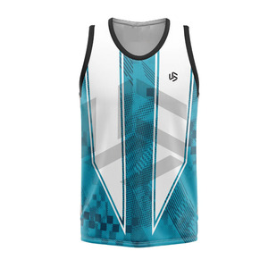 Maillot de basketball unisexe pour adultes, léger, respirant, à séchage rapide, sans manches, de haute qualité, confortable, nouveau design, vente en gros, 100% coton - Product Image 1