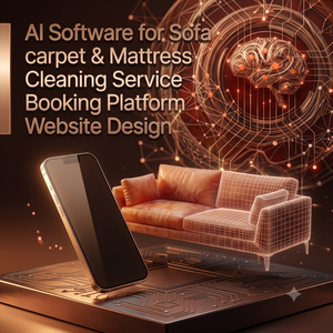 ซอฟต์แวร์ AI ERP CRM สำหรับแพลตฟอร์มจองบริการทำความสะอาดโซฟา พรม และที่นอน ออกแบบเว็บไซต์ แอปพลิเคชันมือถือ Android iOS - Product Image 1