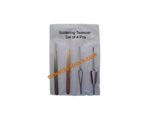 SUNTOOLS/STIPL Modèle 620H Ensemble de 4 pinces à souder en acier inoxydable, outils de précision pour la fabrication de bijoux DIY - Product Image 2