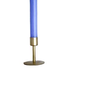 Bougeoir de luxe plaqué or en métal parfait pour les restaurants élégants à la maison et les idées de décoration festive de haute qualité - Product Image 1