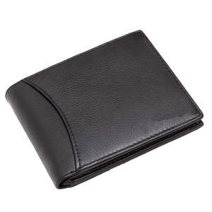 RIMZA INDUSTRIES Cartera de Cuero Genuino Personalizada con Cierre de Cremallera, Porta Tarjetas y Boletos, con Correa para el Hombro, para Hombre y Mujer - Product Image 1