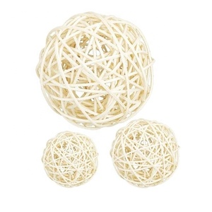 Mây wicker bóng làm cỏ trang trí bóng handmade với kích thước khác nhau có sẵn Wit các loại màu sắc bình chất độn wicker bóng - Product Image 4