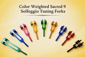 Diapasones de Solfeggio Sagrados de 9 Notas con Peso por Color y Activador + ENVÍO GRATIS - Product Image 4