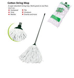 Repuesto de cabezal de fregona de algodón de alta resistencia para limpieza de suelos húmedos, comercial e industrial, tipo Kentucky, venta al por mayor de fábrica - Product Image 2