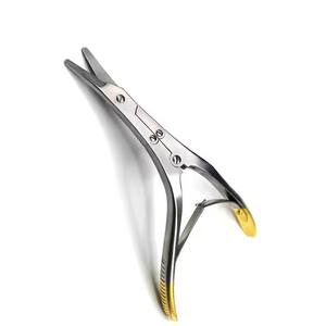 Ciseaux à septum robustes Caplan, demi-or, double action, angulés, en carbure de tungstène, pour chirurgie, par Dentavex - Product Image 5