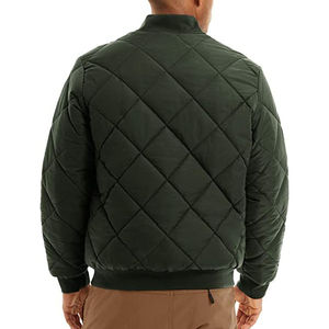 Blouson d'hiver pour homme sur mesure OEM, veste coupe-vent de haute qualité à col montant, vêtements d'extérieur décontractés en tissu coupe-vent pour l'hiver - Product Image 6