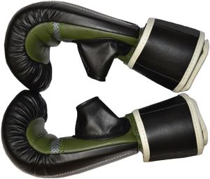 Gants de boxe en cuir pour entraînement avec sac de frappe, sparring, combat, kickboxing, Muay Thai, MMA - Product Image 2