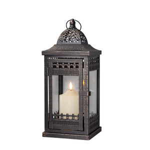 Handmade Moroccan Style Metal Candle <b>Lantern</b> Vintage Iron Hanging Garden <b>Lamp</b> Indoor Outdoor Ramadan Eid Home Wedding Decoration - Product Image 5