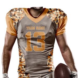 เครื่องแบบอเมริกันฟุตบอลสำหรับผู้ชายชุดเครื่องแบบกีฬาสำหรับผู้ชายใส่ได้ทั้งชายและหญิงโลโก้ออกแบบได้ตามต้องการ - Product Image 5