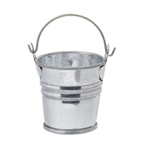 Nouveaux seaux métalliques miniatures de haute qualité 3L/4L/5L pour le jardinage, avec poignées métalliques, galvanisés, taille et forme personnalisées