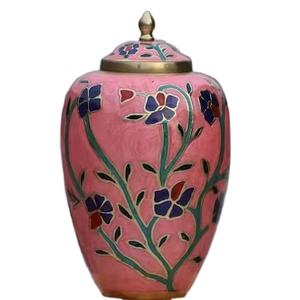 Urnes pour cendres adulte Blue Garden Grande urne funéraire pour cendres de proches Taille 10.5 "& 220 Cu. Dans - Product Image 1