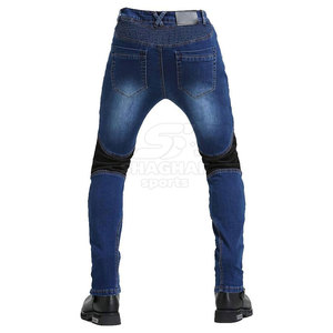 Pantalones vaqueros de tiro medio cómodos para un atuendo casual elegante con acabado impecable, pantalones lavados para hombre - Product Image 3