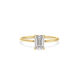 Bague de mariage et d'anniversaire REYES au design classique en argent sterling 925 avec moissanite certifiée GRA, cadeau de luxe, bijoux fins OEM ODM - Product Image 2