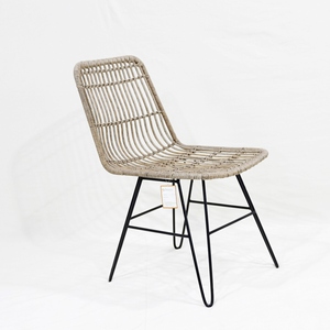Modern Style Aluminum Frame PE Rattan Durable Stackable Outdoor Dining Chair for Living Room Hotel Restaurant Kitchen Villa - Product Image 5