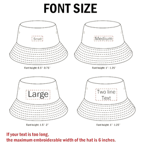 Chapeaux seau à large bord Protection solaire extérieure Logo de broderie personnalisé avec tissu en coton Casquettes de pêcheur d'été réversibles - Product Image 4