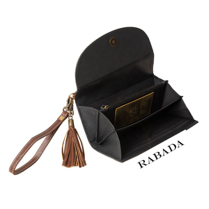 Bolso de mano de cuero de piel con pelo de estilo occidental Real para mujer, monedero diseñado, superventas, billetera única de cuero con estilo - Product Image 3