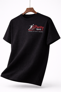 T-shirt pour homme Purity Sports sur mesure, design unique, séchage rapide, tissu 100% coton, manches courtes, coupe ample, décontracté, nouvelle arrivée - Product Image 2