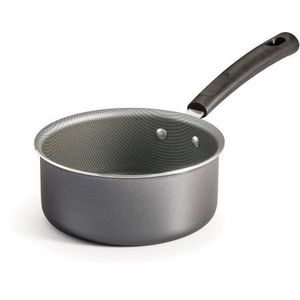 Professional Use Aluminum Sauté <b>Pan</b> with Scratch Resistant Non-Stick Interior and Durable Riveted Heat Proof Handle - Product Image 2
