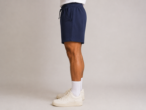 Shorts de sport personnalisés pour hommes, uniforme d'équipe, tissu extensible, taille élastique, évacuation de l'humidité, logos brodés personnalisés, imprimés - Product Image 3
