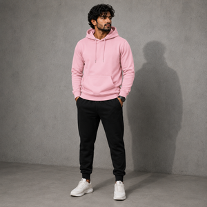 Sweat à capuche d'hiver personnalisé léger 100 % coton pour homme, en molleton brossé premium, séchage rapide, avec poche, marque privée, vente en gros - Product Image 1