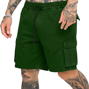 <b>Men's</b> <b>Camouflage</b> <b>Shorts</b> Elastic Waist Drawstring Mid Length Casual Woven Breathable Cotton <b>Shorts</b> - Product Image 2
