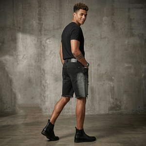 Eyre Sports Wear Customized Men Washed Distressed Short New Trendy Vintage Style High Street Shorts For Unisex Wear - Product Image 5