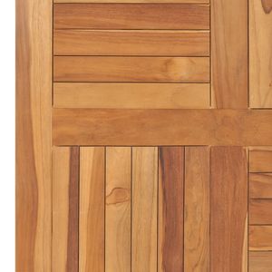 Tavolo quadrato in legno di Teak massello 31.5 "x 31.5" x 1 "tavolo da pranzo - Product Image 4