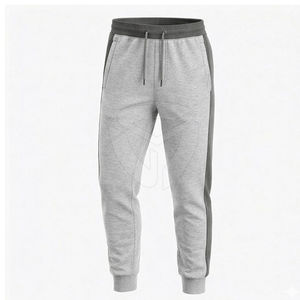 Pantalones Deportivos para Hombre, Corte Recto, Algodón Transpirable, Ligeros, con Cierre de Cordón, Estilo Casual y Relajado, para Otoño y Gimnasio - Product Image 1