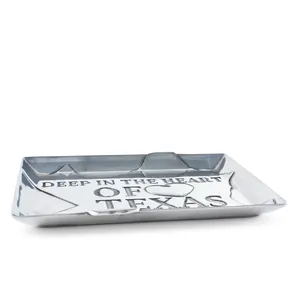Bandeja Metálica de Lujo Hecha a Mano, Plato Moderno para Presentación de Alimentos, para Hostelería, Decorativo de Cerámica Ecológica Premium - Product Image 5
