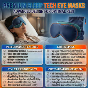 Antifaz Premium para Dormir – Diseño Impreso por Transferencia de Calor con Tecnología de Detección de Agujas - Product Image 5