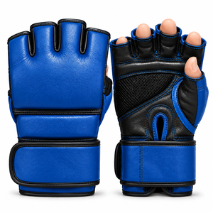 Gants de MMA professionnels légers et durables à doigts ouverts pour l'entraînement au grappling, équipement de sport personnalisé avec logo OEM - Product Image 2